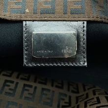 Load image into Gallery viewer, FENDI Zucchino Handbag Brown8BH018 Canvas Leather
