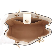 Load image into Gallery viewer, JIMMY CHOO Bonbon 2-way Tote Bag White Leather Size Small
