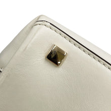 Load image into Gallery viewer, JIMMY CHOO Bonbon 2-way Tote Bag White Leather Size Small
