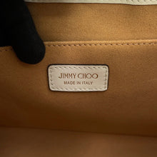Load image into Gallery viewer, JIMMY CHOO Bonbon 2-way Tote Bag White Leather Size Small
