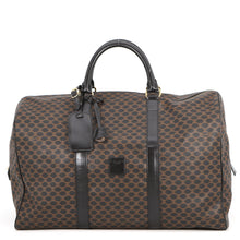 Load image into Gallery viewer, CELINE Macadam Travel Bag Brown/Black PVC Leather
