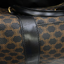 Load image into Gallery viewer, CELINE Macadam Travel Bag Brown/Black PVC Leather
