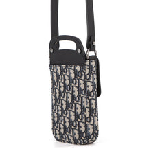 Load image into Gallery viewer, Dior Oblique Saddle Vertical Pouch Shoulder Bag Black/Beige2ADCA446YKS_H27E Calf Leather Canvas
