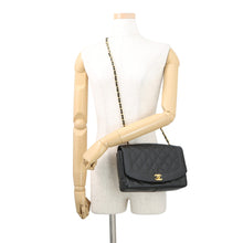 Load image into Gallery viewer, CHANEL Diana Chain Shoulder Bag BlackA01165 Caviar Leather Size 25
