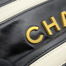 Load image into Gallery viewer, CHANEL CHANEL22 ChainShoulder Bag Black/WhiteAS3980 Shiny Calf Leather Size Mini
