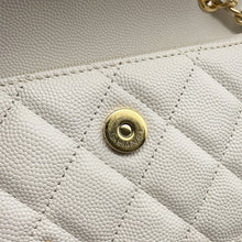 Load image into Gallery viewer, CHANEL Cruise Line Chain Wallet WhiteAP3084 Caviar Leather
