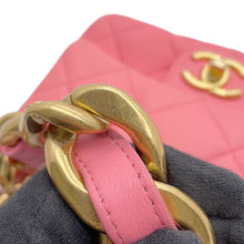 Load image into Gallery viewer, CHANEL Matelasse Chain Shoulder Bag PinkAS3214 Leather
