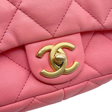Load image into Gallery viewer, CHANEL Matelasse Chain Shoulder Bag PinkAS3214 Leather
