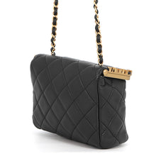 Load image into Gallery viewer, CHANEL Matelasse ChainShoulder Bag BlackAS3732 Lambskin Faux Pearl
