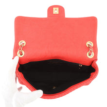 Load image into Gallery viewer, CHANEL Chevron ChainShoulder Bag Red Leather
