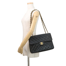 Load image into Gallery viewer, CHANEL Matelasse Chain Shoulder Bag Black Lambskin Size 30
