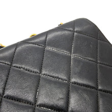 Load image into Gallery viewer, CHANEL Matelasse Chain Shoulder Bag Black Lambskin Size 30
