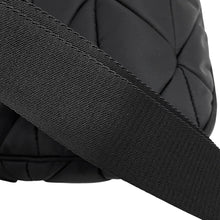 将图像加载到图库查看器中，PRADA Quilted Shoulder Bag Black1BC232 Nylon Size Large

