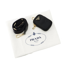 将图像加载到图库查看器中，PRADA Quilted Shoulder Bag Black1BC232 Nylon Size Large
