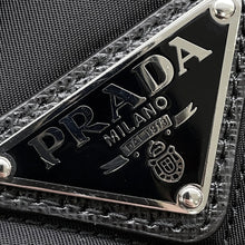 将图像加载到图库查看器中，PRADA Quilted ChainTote Bag Black1BB903 Nylon
