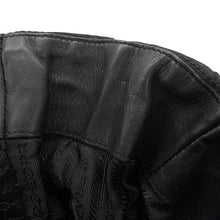 将图像加载到图库查看器中，PRADA Logo Handbag Black Nylon
