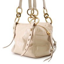 将图像加载到图库查看器中，PRADA Softlux Handbag Beige Leather
