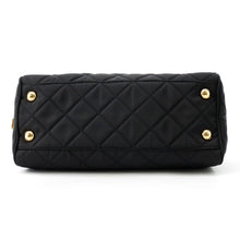 将图像加载到图库查看器中，PRADA Quilted Chain Tote Bag BlackBR4965 Nylon
