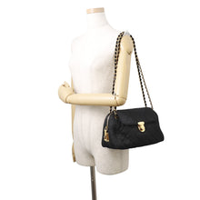将图像加载到图库查看器中，PRADA Quilted Chain Tote Bag BlackBR4965 Nylon

