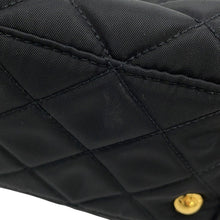 将图像加载到图库查看器中，PRADA Quilted Chain Tote Bag BlackBR4965 Nylon
