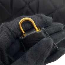 将图像加载到图库查看器中，PRADA Quilted Chain Tote Bag BlackBR4965 Nylon

