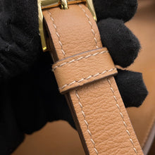 将图像加载到图库查看器中，PRADA Logo Tote Bag Brown2VG123 Leather
