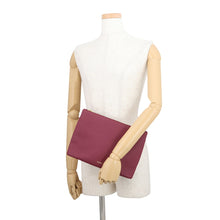 Load image into Gallery viewer, LOEWE Oblong Pouch Clutch Bag BordeauxQ730C63X01 Leather
