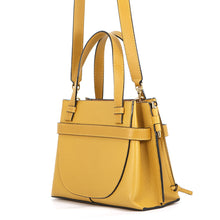 Load image into Gallery viewer, LOEWE Gate Top Handle 2-Way Tote Bag Yellow321.12.Z99 Leather Size Mini
