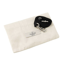Load image into Gallery viewer, Valentino Garavani Heart Logo 2-Way Phone Case Black Leather
