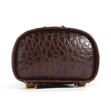 Load image into Gallery viewer, Ferragamo Vala Backpack Brown215676 Leather
