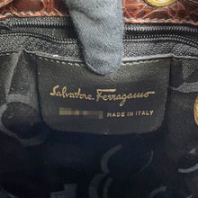 Load image into Gallery viewer, Ferragamo Vala Backpack Brown215676 Leather
