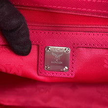 Load image into Gallery viewer, MCM Logo Tote Bag PinkMWT4SED07PF001 Leather
