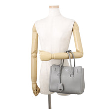 将图像加载到图库查看器中，BALENCIAGA Hampton 2-way Tote Bag Gray813362 Leather Size Mini
