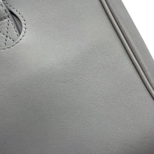 将图像加载到图库查看器中，BALENCIAGA Hampton 2-way Tote Bag Gray813362 Leather Size Mini
