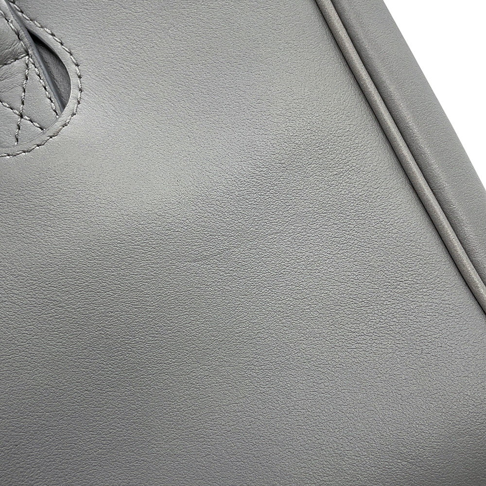 BALENCIAGA Hampton 2-way Tote Bag Gray813362 Leather Size Mini