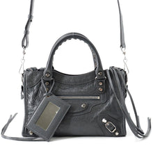 将图像加载到图库查看器中，BALENCIAGA City 2way Bag Gray300295 Arena Lambskin Size Mini
