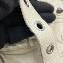 将图像加载到图库查看器中，BALENCIAGA Neo Kagol 2-way Bag White751523 Arena Lambskin Size S
