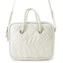 将图像加载到图库查看器中，BALENCIAGA Blanket Square White466541 Leather Size S
