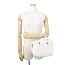 将图像加载到图库查看器中，BALENCIAGA Blanket Square White466541 Leather Size S
