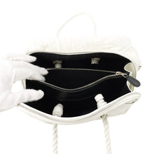 将图像加载到图库查看器中，BALENCIAGA Blanket Square White466541 Leather Size S
