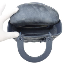 Load image into Gallery viewer, Dior Lady Dior Ultra Matte Cannage 2-way Bag Denim BlueM0538ILOI_M94B Leather Size Small
