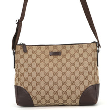 Load image into Gallery viewer, GUCCI GG Canvas Shoulder Bag Brown/Beige114273 GG Canvas Leather
