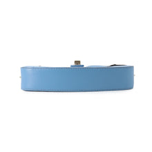 Load image into Gallery viewer, GUCCI Moonside Shoulder Bag Light Blue786035 Leather Canvas
