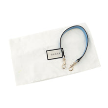 Load image into Gallery viewer, GUCCI Moonside Shoulder Bag Light Blue786035 Leather Canvas
