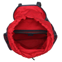 Load image into Gallery viewer, GUCCI GG Wool Backpack Navy/Red598184 GG wool
