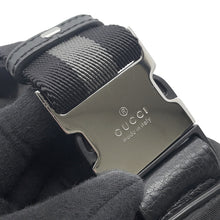 将图像加载到图库查看器中，GUCCI GG Crossbody Bag Black449182 GGNylon
