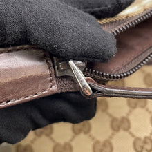 将图像加载到图库查看器中，GUCCI GG Canvas Shoulder Bag Brown145857 Canvas Leather
