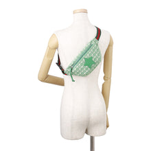 Load image into Gallery viewer, GUCCI Children's Crossbody Bag Green502095 Canvas
