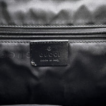 将图像加载到图库查看器中，GUCCI GG Canvas Jackie Tote Bag Black002・1064 Canvas Leather
