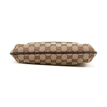 Load image into Gallery viewer, GUCCI GG Canvas Shoulder Bag Beige/Brown122793 GG Canvas Leather
